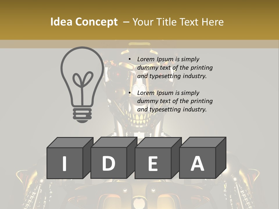 Futuristic Fiction Render PowerPoint Template
