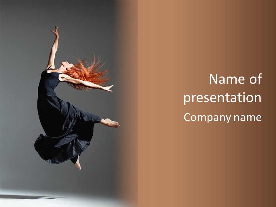 Flexibility Jumper Action PowerPoint Template