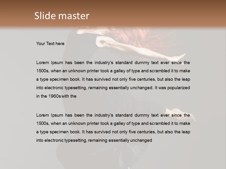 Flexibility Jumper Action PowerPoint Template