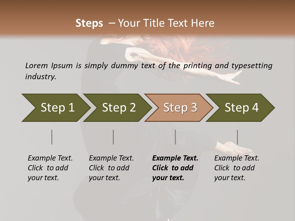 Flexibility Jumper Action PowerPoint Template