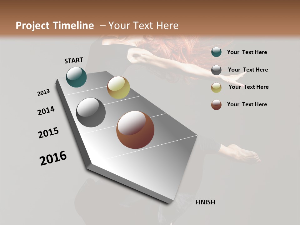 Flexibility Jumper Action PowerPoint Template