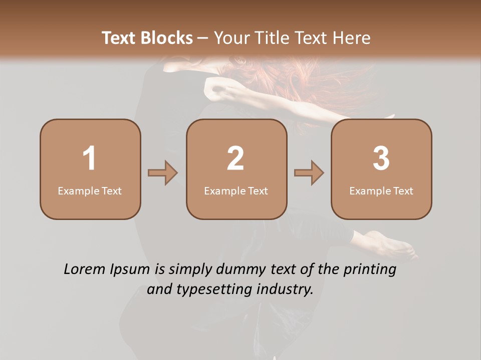 Flexibility Jumper Action PowerPoint Template