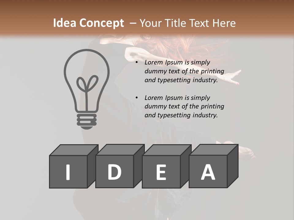 Flexibility Jumper Action PowerPoint Template