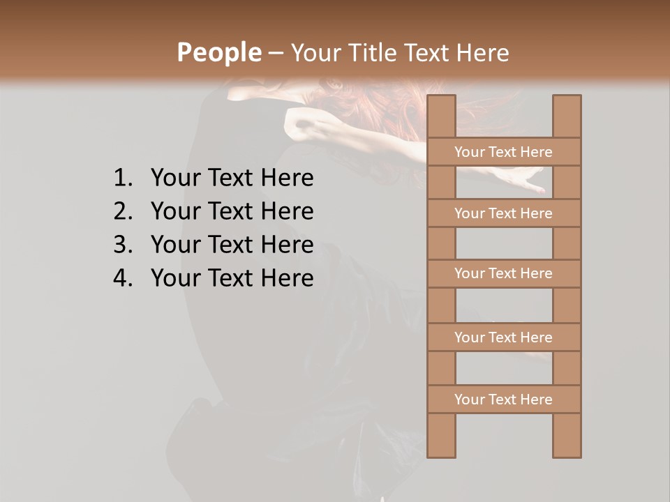 Flexibility Jumper Action PowerPoint Template