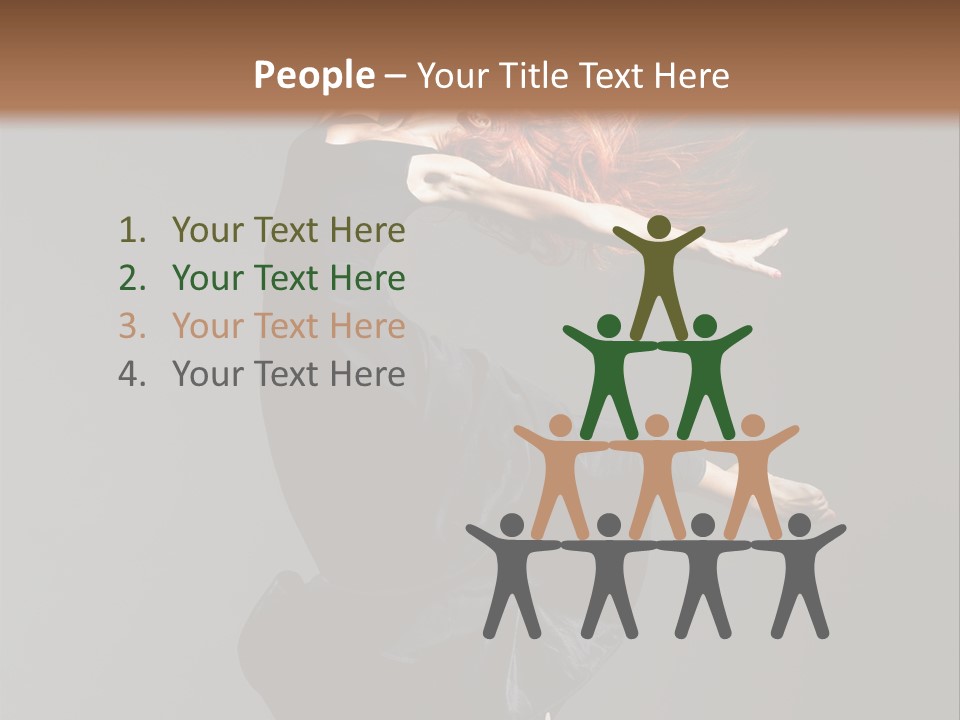 Flexibility Jumper Action PowerPoint Template