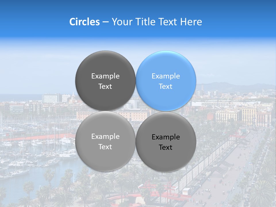 History Barcelona City Symbol PowerPoint Template