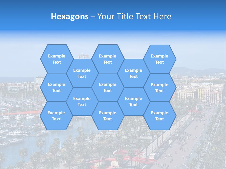 History Barcelona City Symbol PowerPoint Template