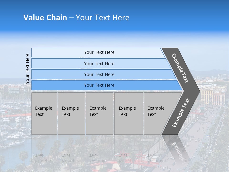 History Barcelona City Symbol PowerPoint Template