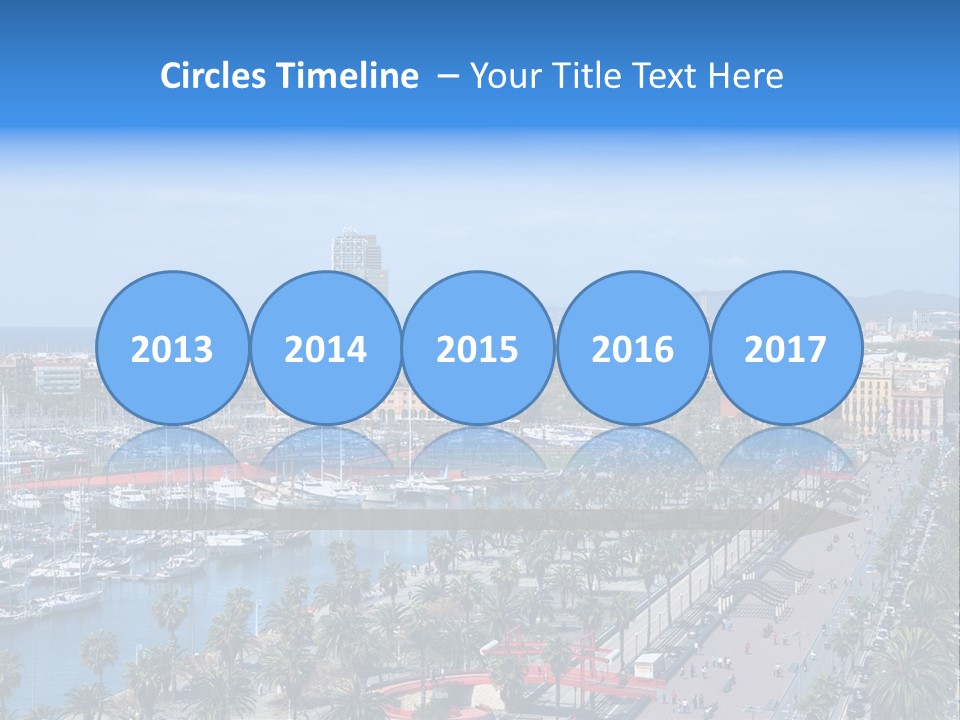 History Barcelona City Symbol PowerPoint Template