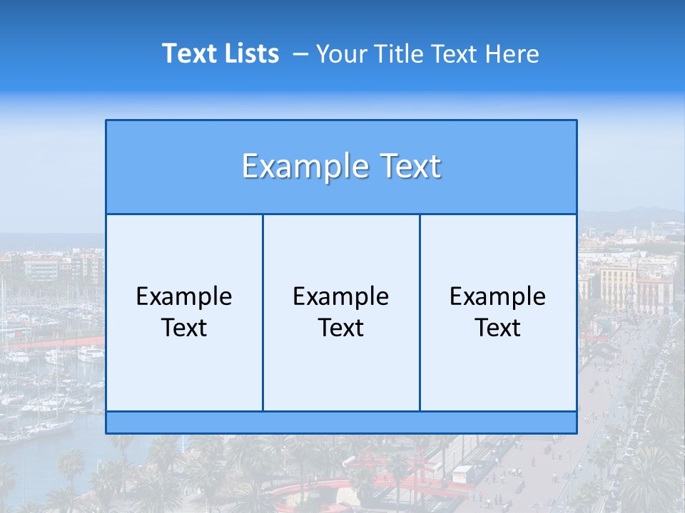 History Barcelona City Symbol PowerPoint Template