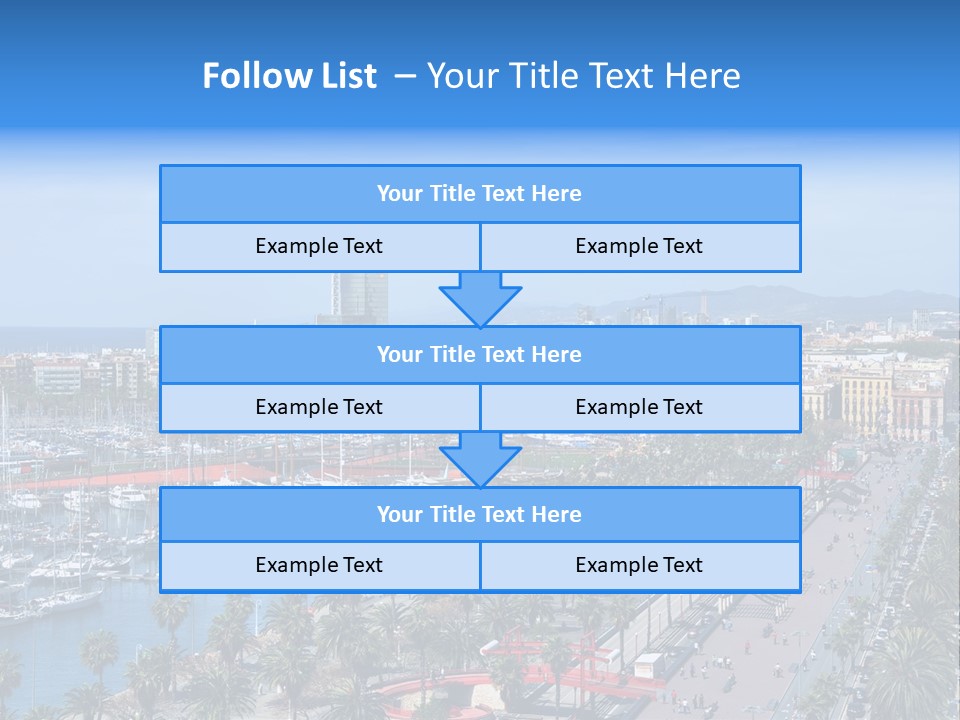 History Barcelona City Symbol PowerPoint Template