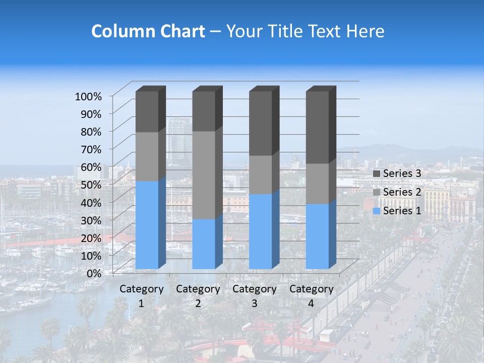 History Barcelona City Symbol PowerPoint Template