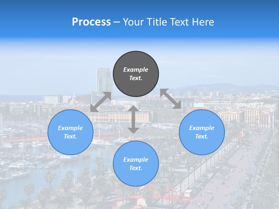 History Barcelona City Symbol PowerPoint Template