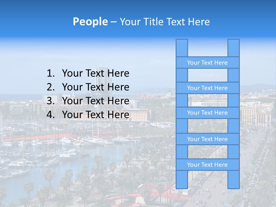 History Barcelona City Symbol PowerPoint Template
