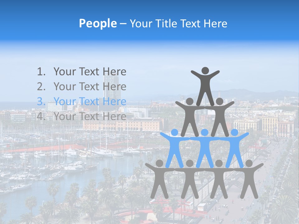 History Barcelona City Symbol PowerPoint Template