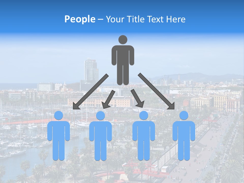 History Barcelona City Symbol PowerPoint Template