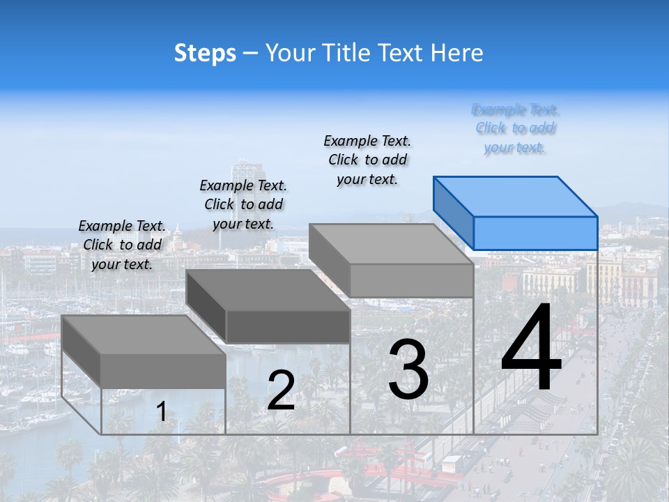 History Barcelona City Symbol PowerPoint Template