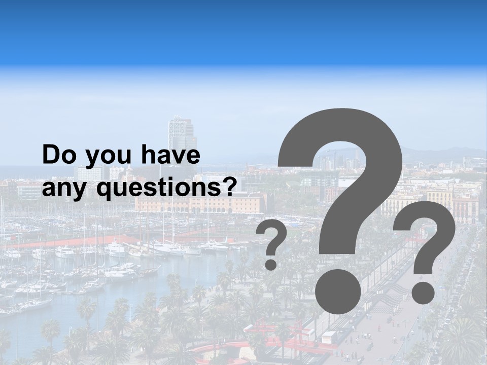 History Barcelona City Symbol PowerPoint Template