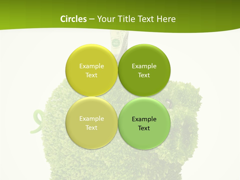 Sustainable Renewable Pig PowerPoint Template