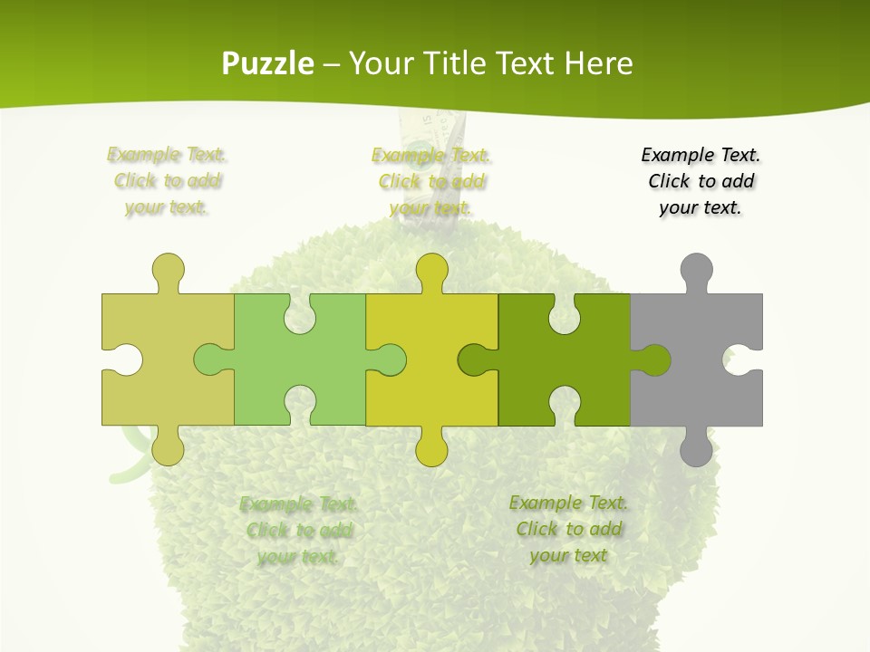 Sustainable Renewable Pig PowerPoint Template