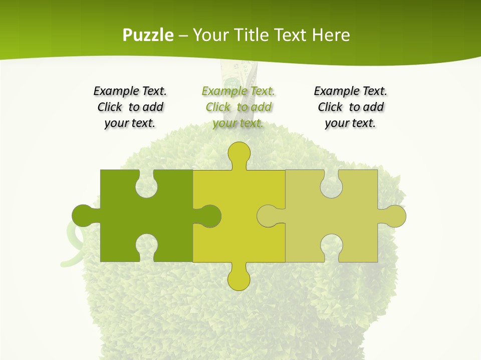 Sustainable Renewable Pig PowerPoint Template