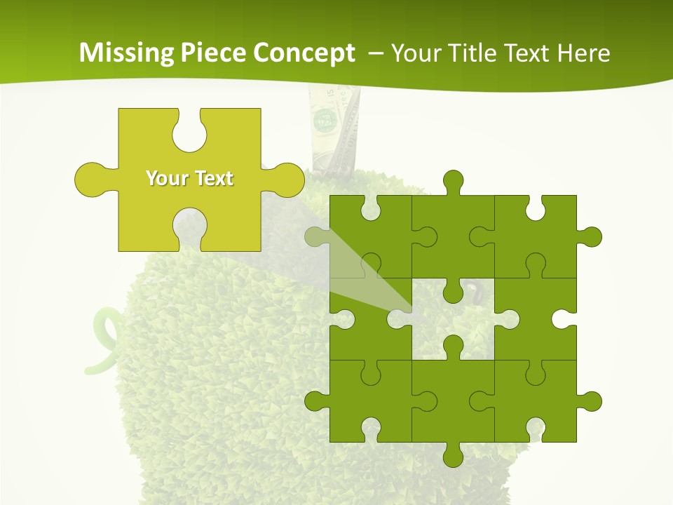 Sustainable Renewable Pig PowerPoint Template