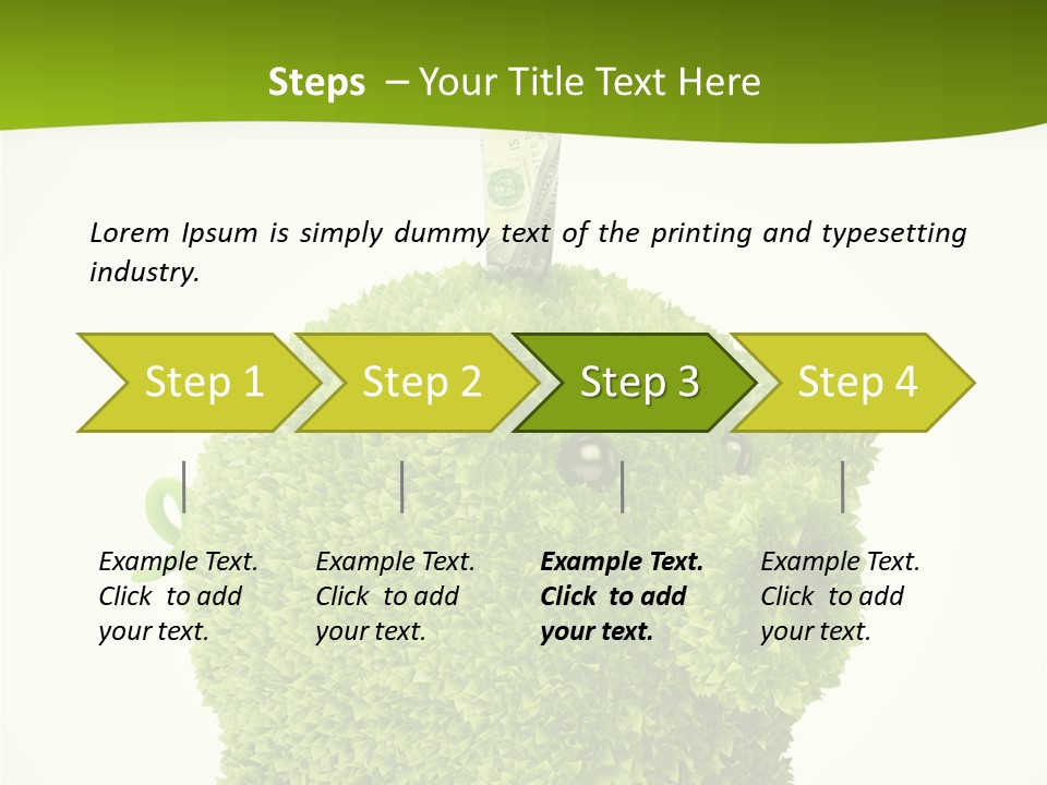 Sustainable Renewable Pig PowerPoint Template