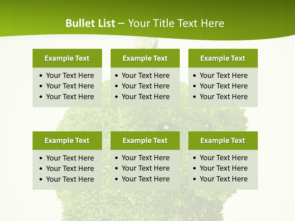 Sustainable Renewable Pig PowerPoint Template