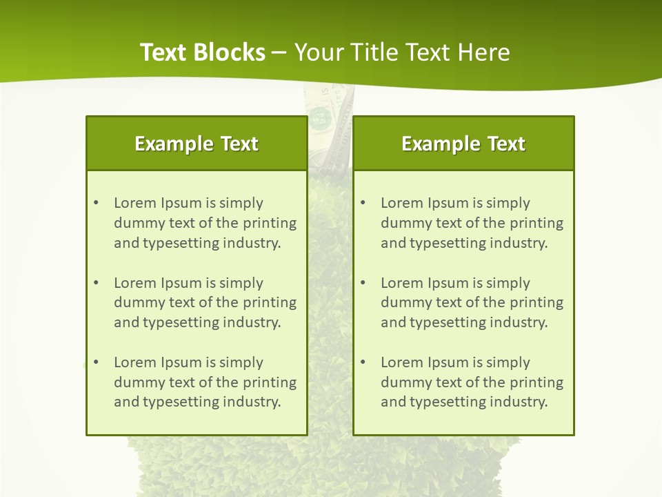 Sustainable Renewable Pig PowerPoint Template