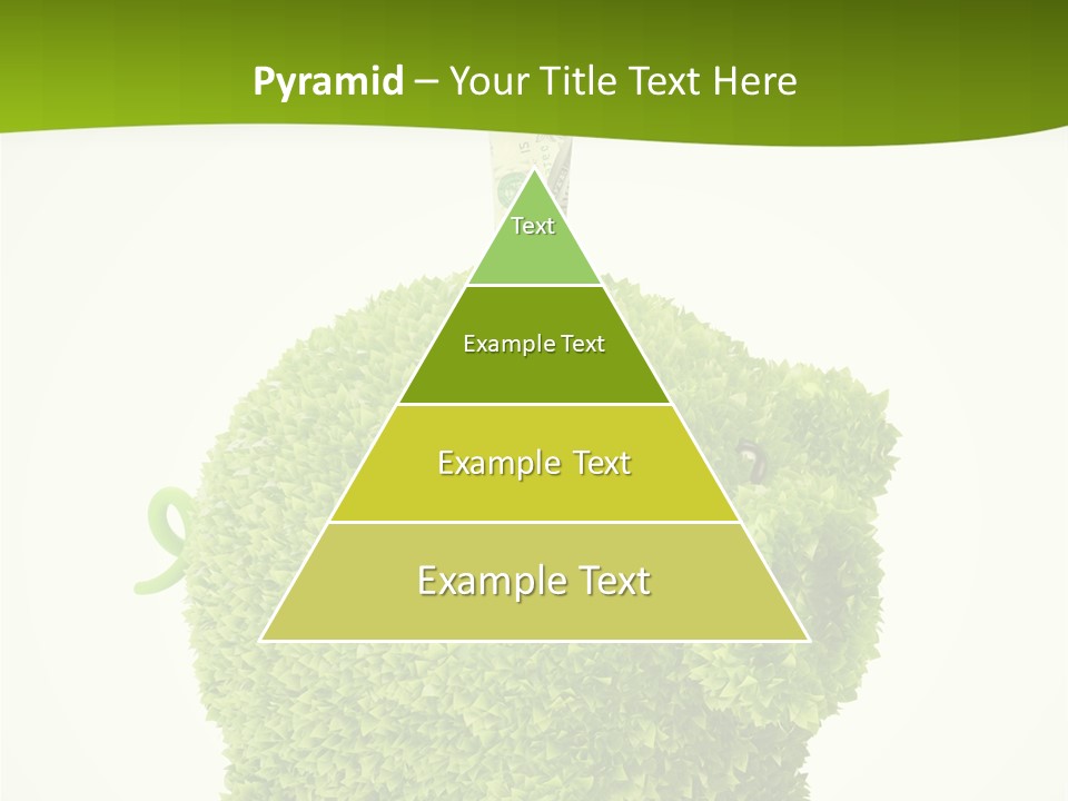 Sustainable Renewable Pig PowerPoint Template