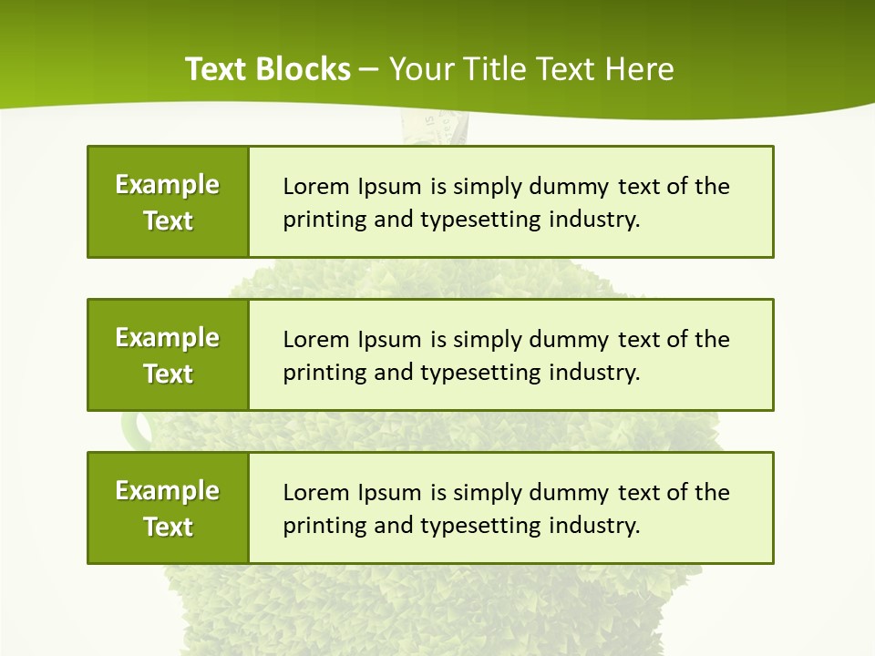 Sustainable Renewable Pig PowerPoint Template