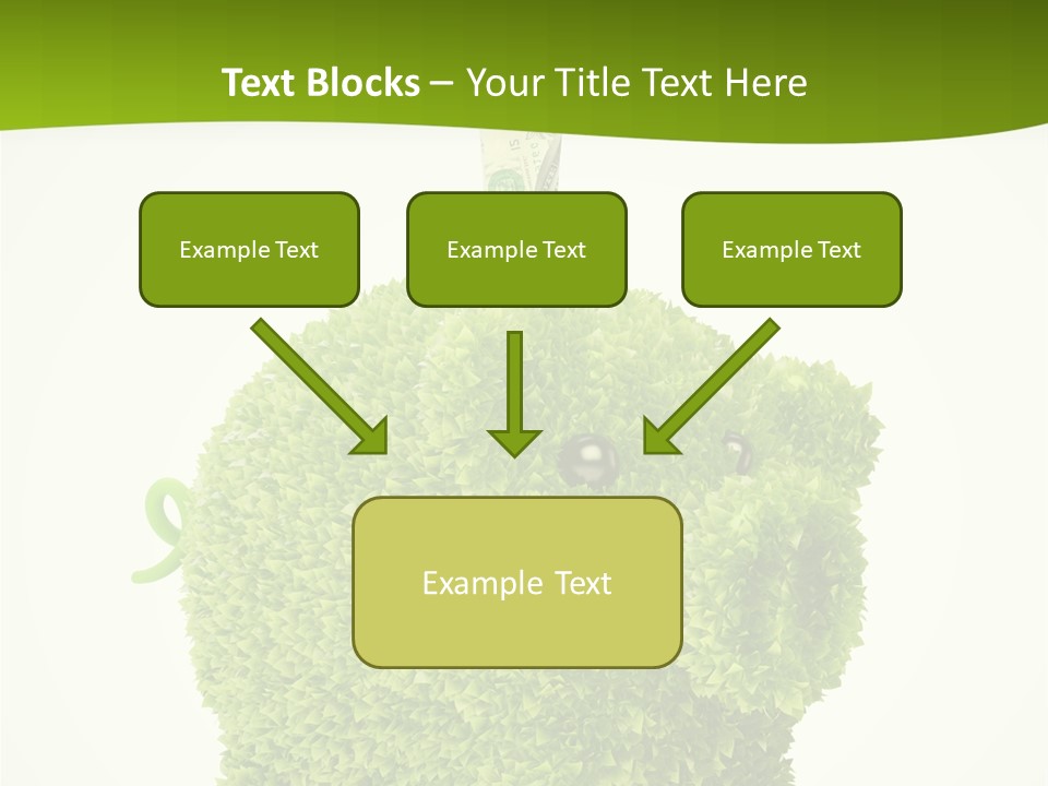 Sustainable Renewable Pig PowerPoint Template