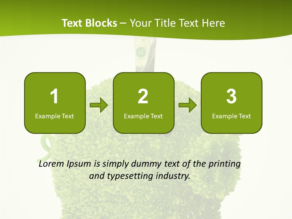 Sustainable Renewable Pig PowerPoint Template