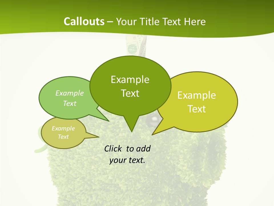 Sustainable Renewable Pig PowerPoint Template