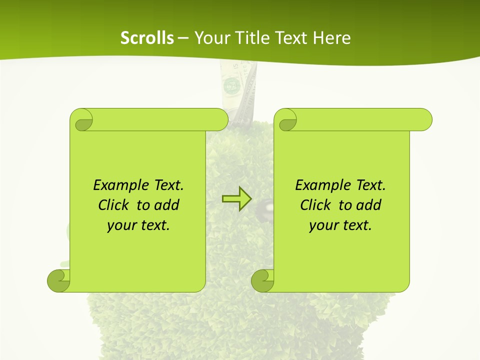 Sustainable Renewable Pig PowerPoint Template