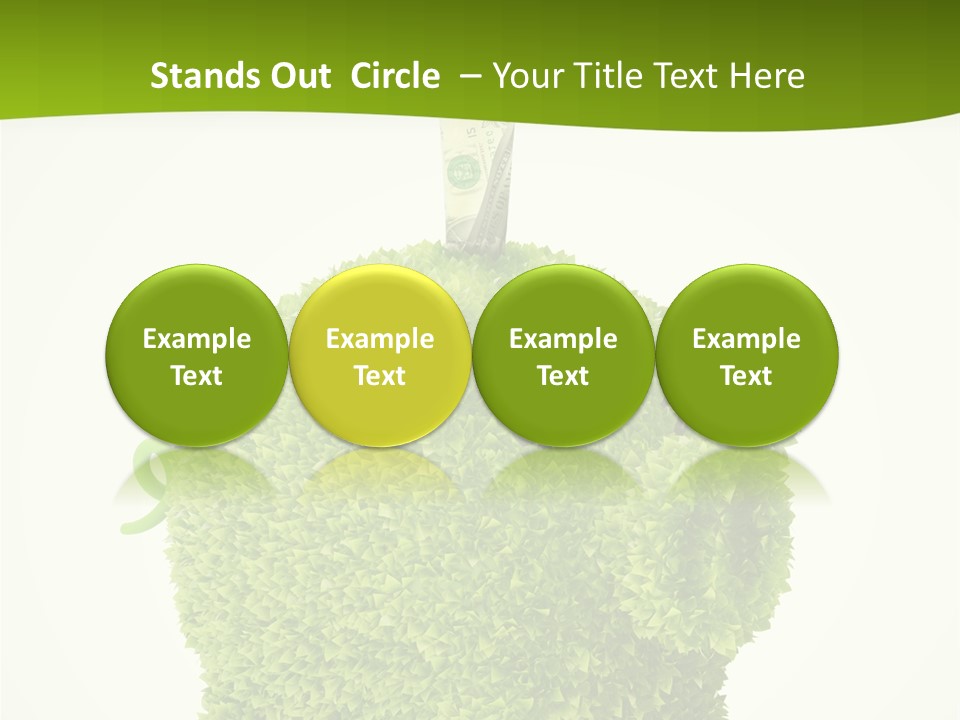 Sustainable Renewable Pig PowerPoint Template