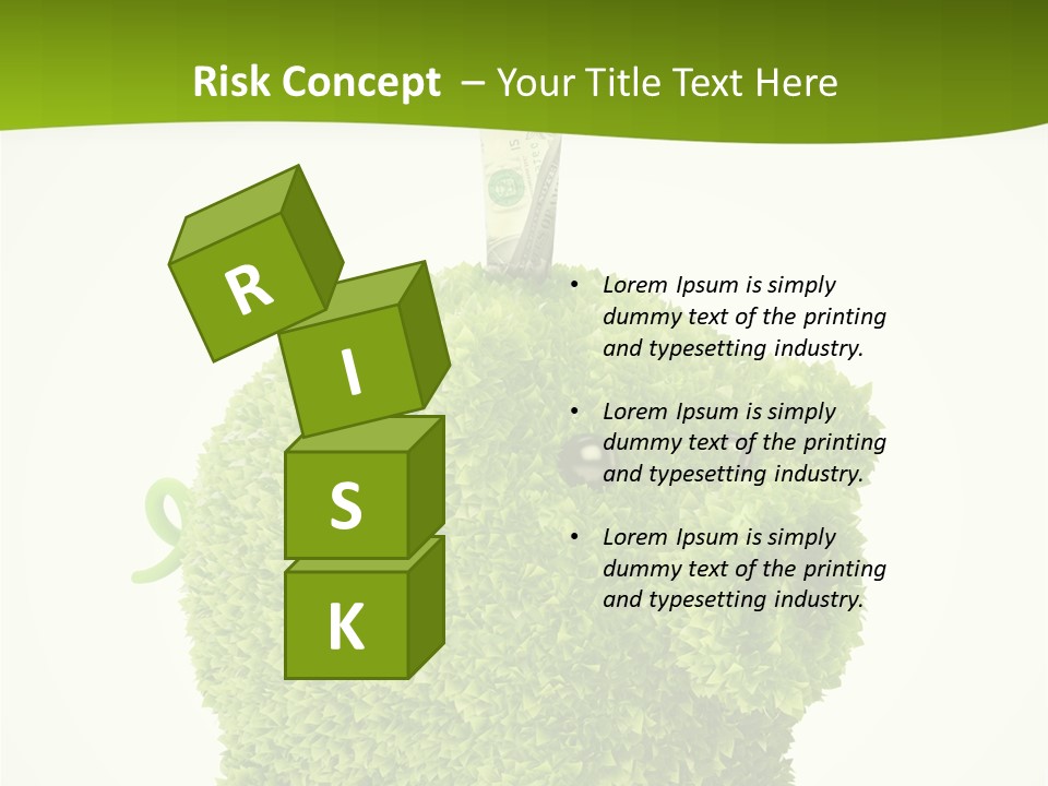 Sustainable Renewable Pig PowerPoint Template