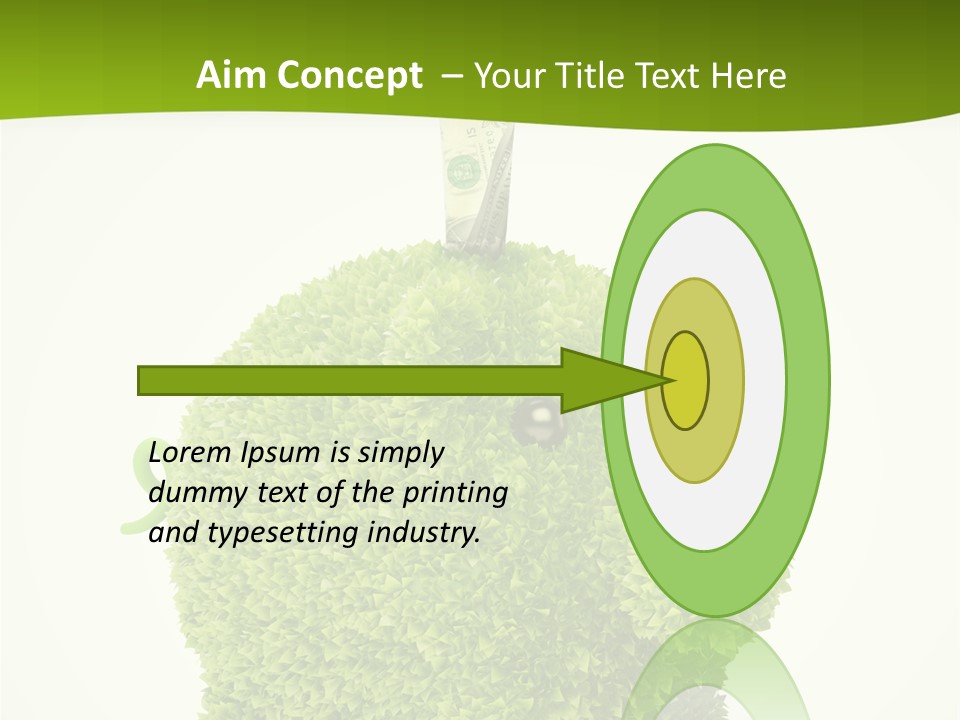 Sustainable Renewable Pig PowerPoint Template