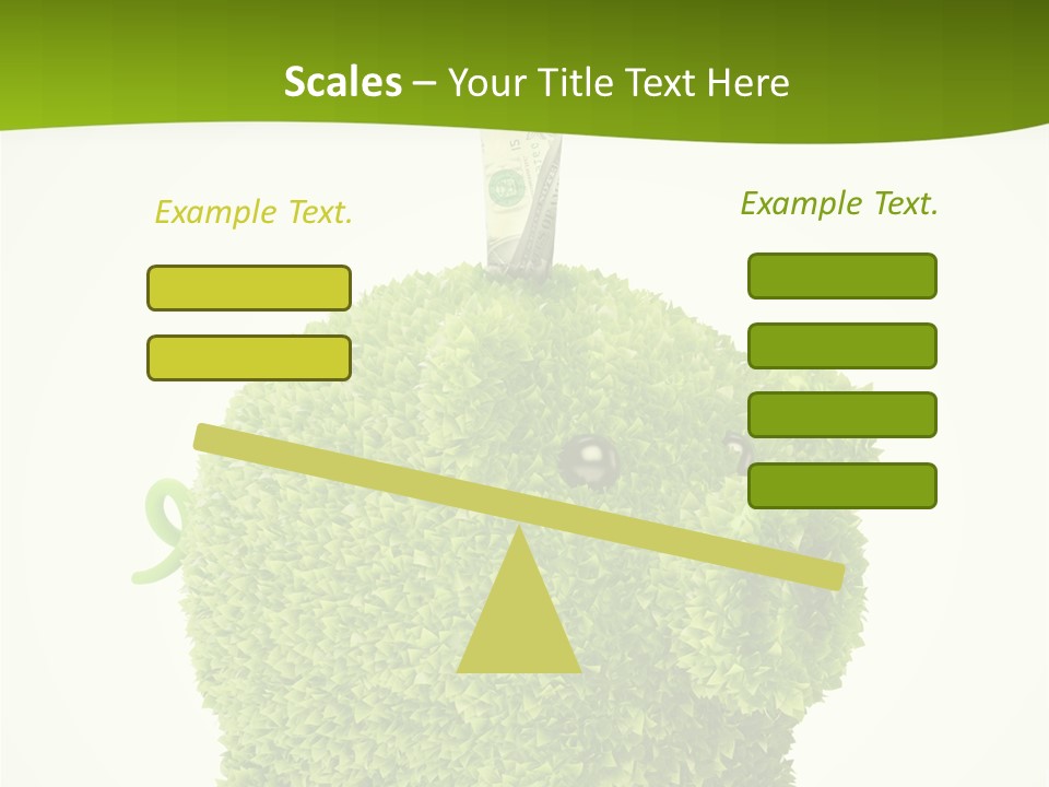 Sustainable Renewable Pig PowerPoint Template