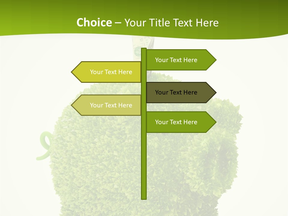 Sustainable Renewable Pig PowerPoint Template