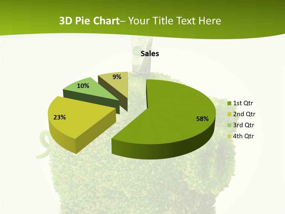 Sustainable Renewable Pig PowerPoint Template
