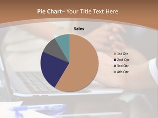 Job Blue Selective Focus PowerPoint Template