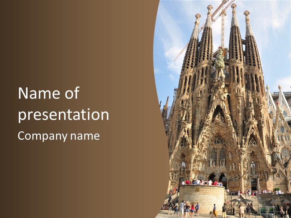 Gaudi Spanish Travel PowerPoint Template
