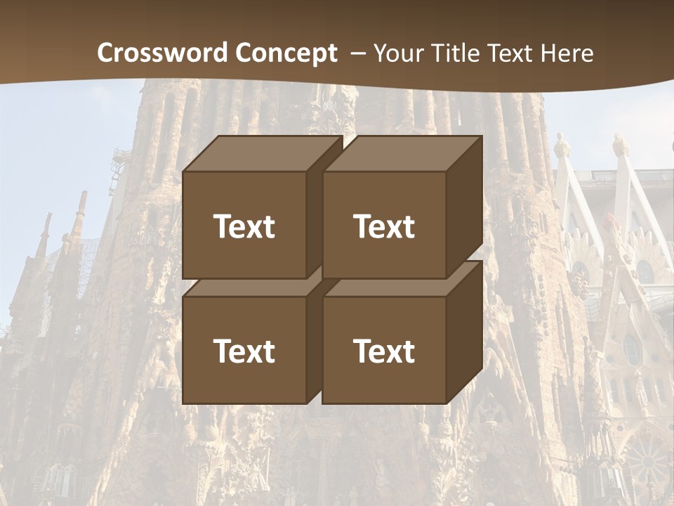Gaudi Spanish Travel PowerPoint Template