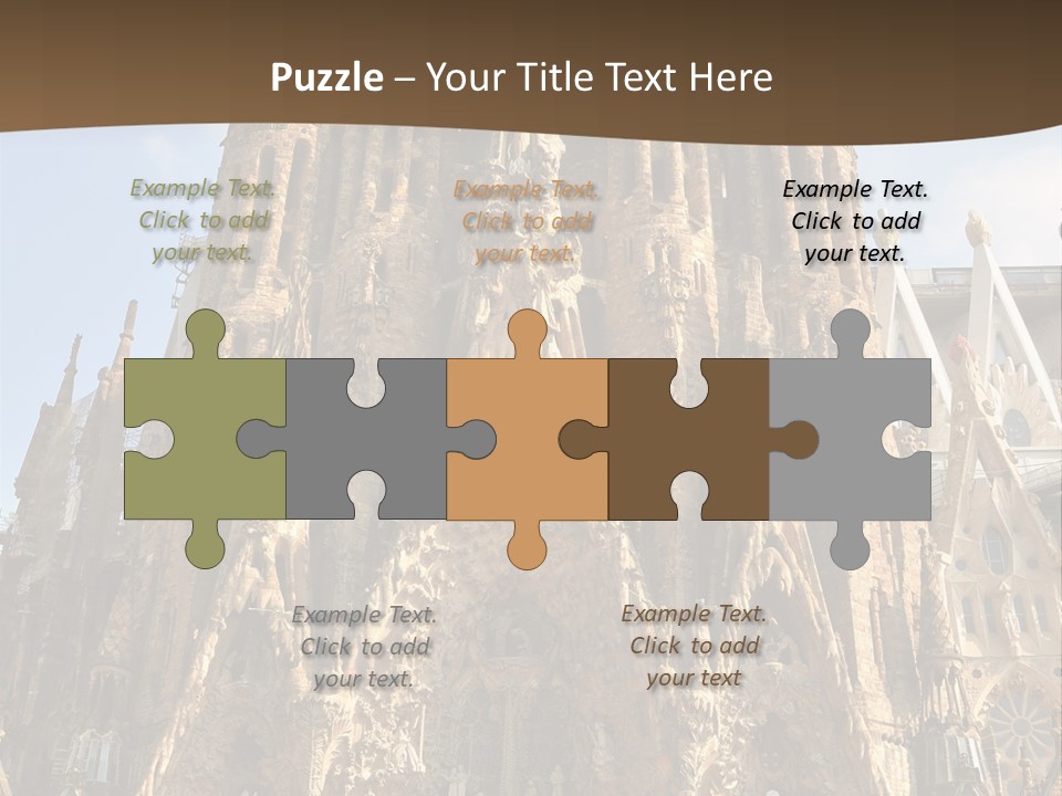 Gaudi Spanish Travel PowerPoint Template