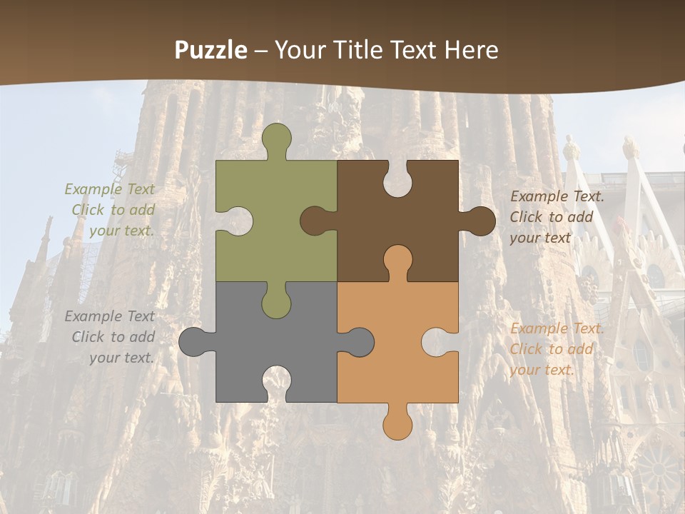 Gaudi Spanish Travel PowerPoint Template
