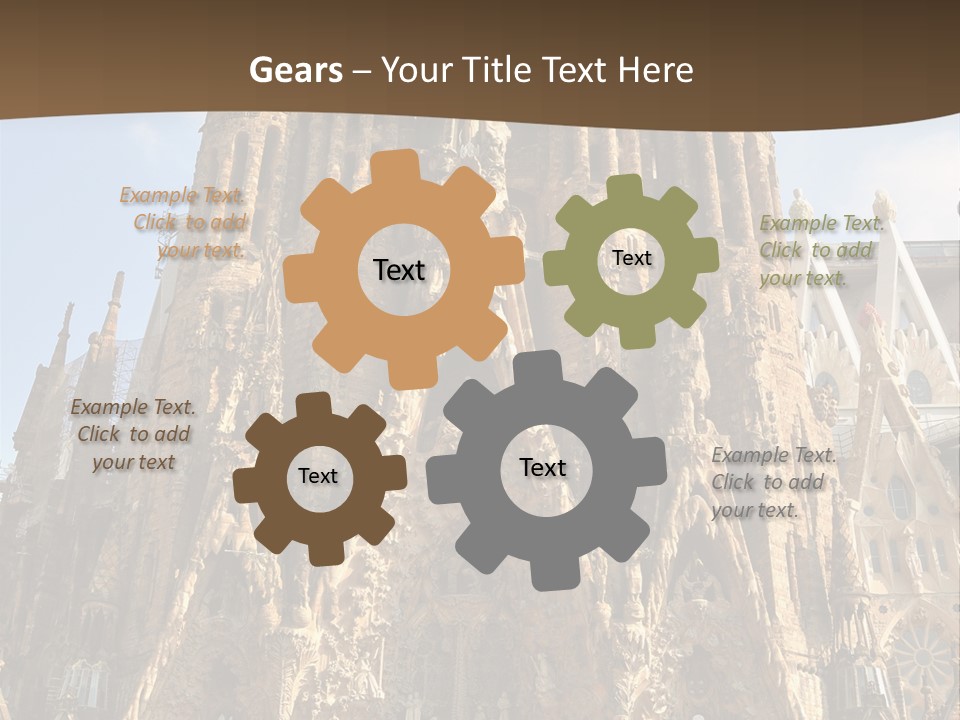 Gaudi Spanish Travel PowerPoint Template