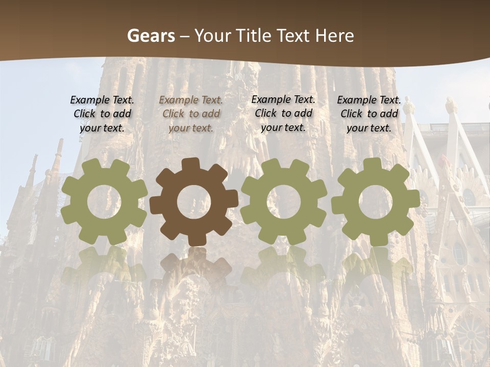 Gaudi Spanish Travel PowerPoint Template