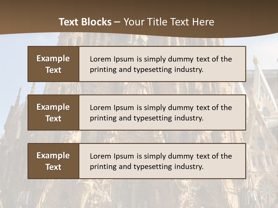 Gaudi Spanish Travel PowerPoint Template