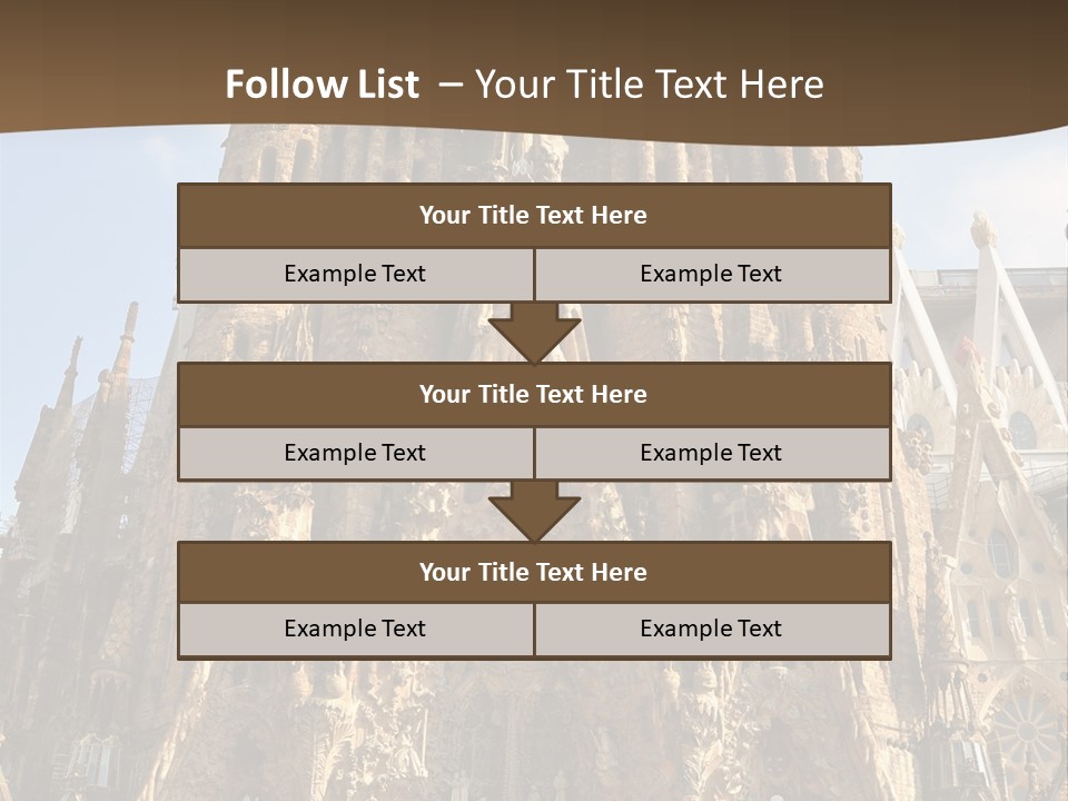 Gaudi Spanish Travel PowerPoint Template